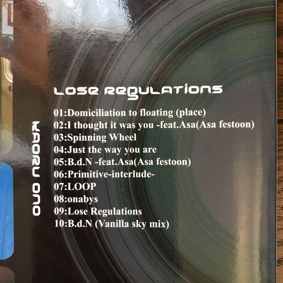 尾野カオル/LOSE REGULATIONS/エレクトーン/ステージア /CD