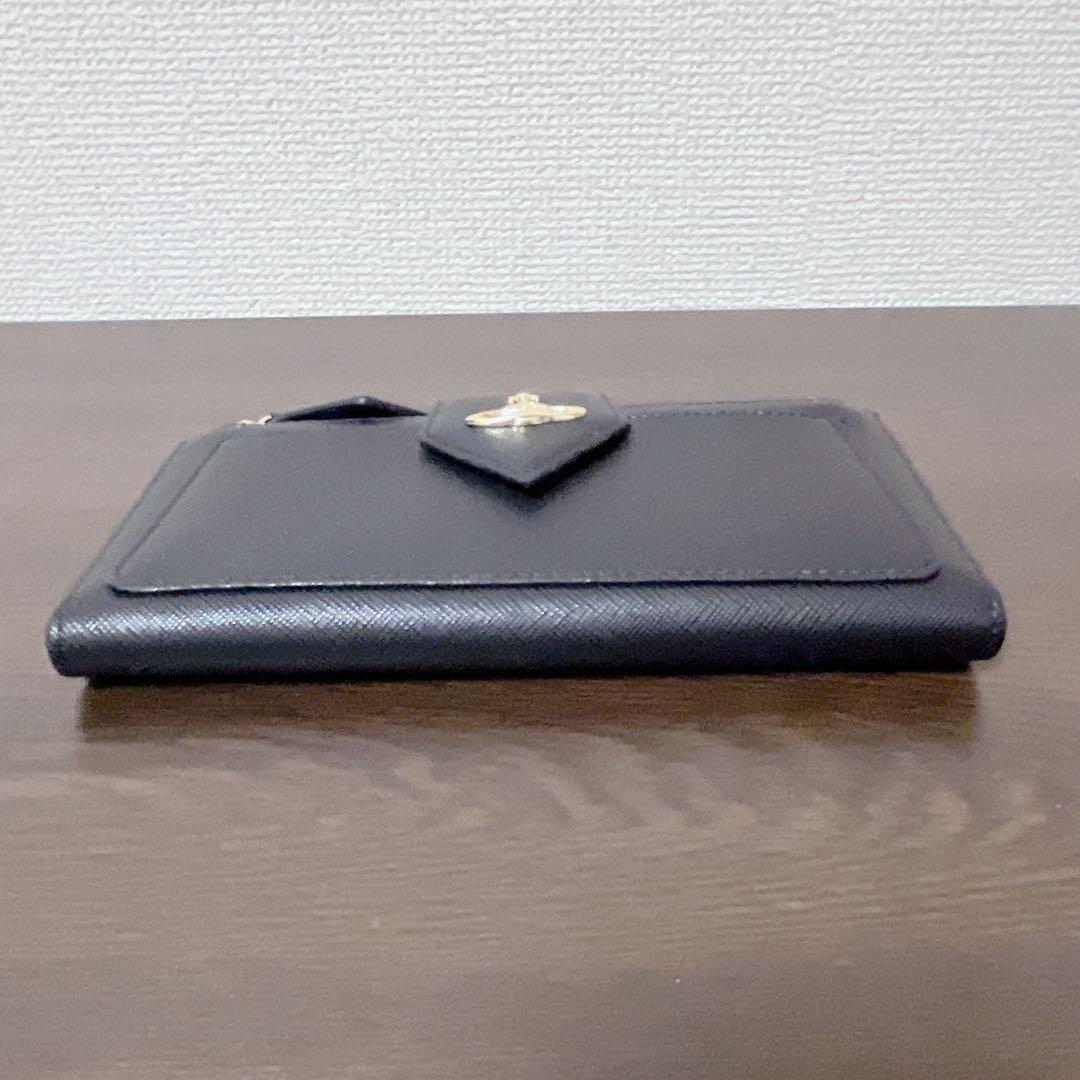 VivienneWestwood 二つ折り財布　長財布　ブラック　フラグメント
