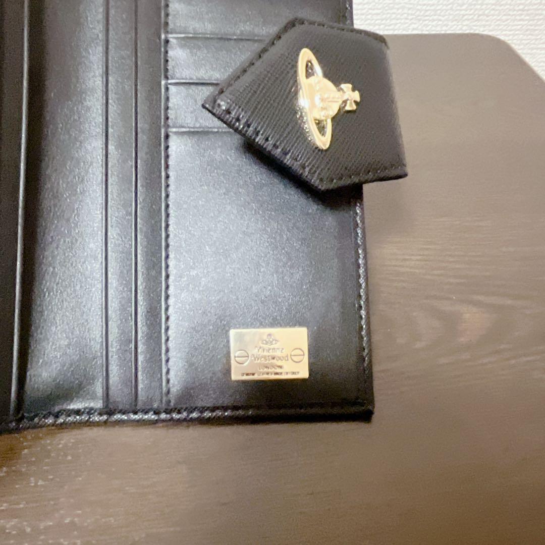 VivienneWestwood 二つ折り財布　長財布　ブラック　フラグメント