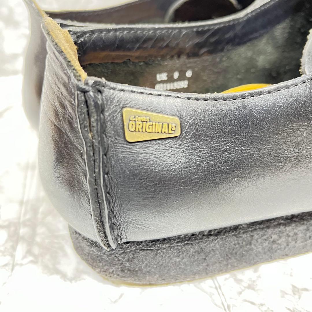 【廃盤】【美品】Clarks LUGGER BLK SMOOTH LEATHER
