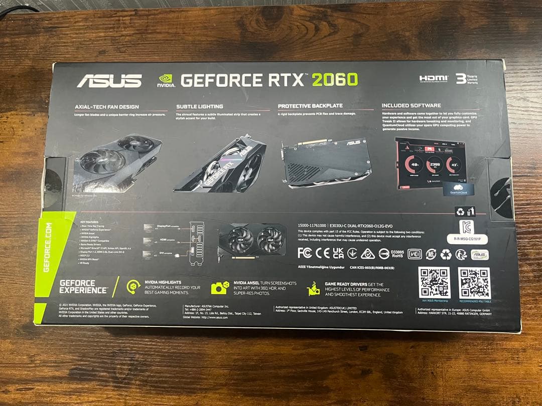 か*迎様 ASUS Dual GeForce RTX 2060 OC 12GB