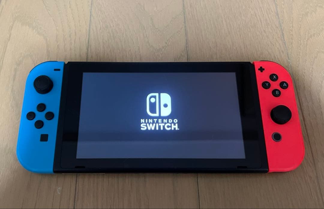 【未対策機】 Nintendo Switch 本体 青/赤 Joy-Con