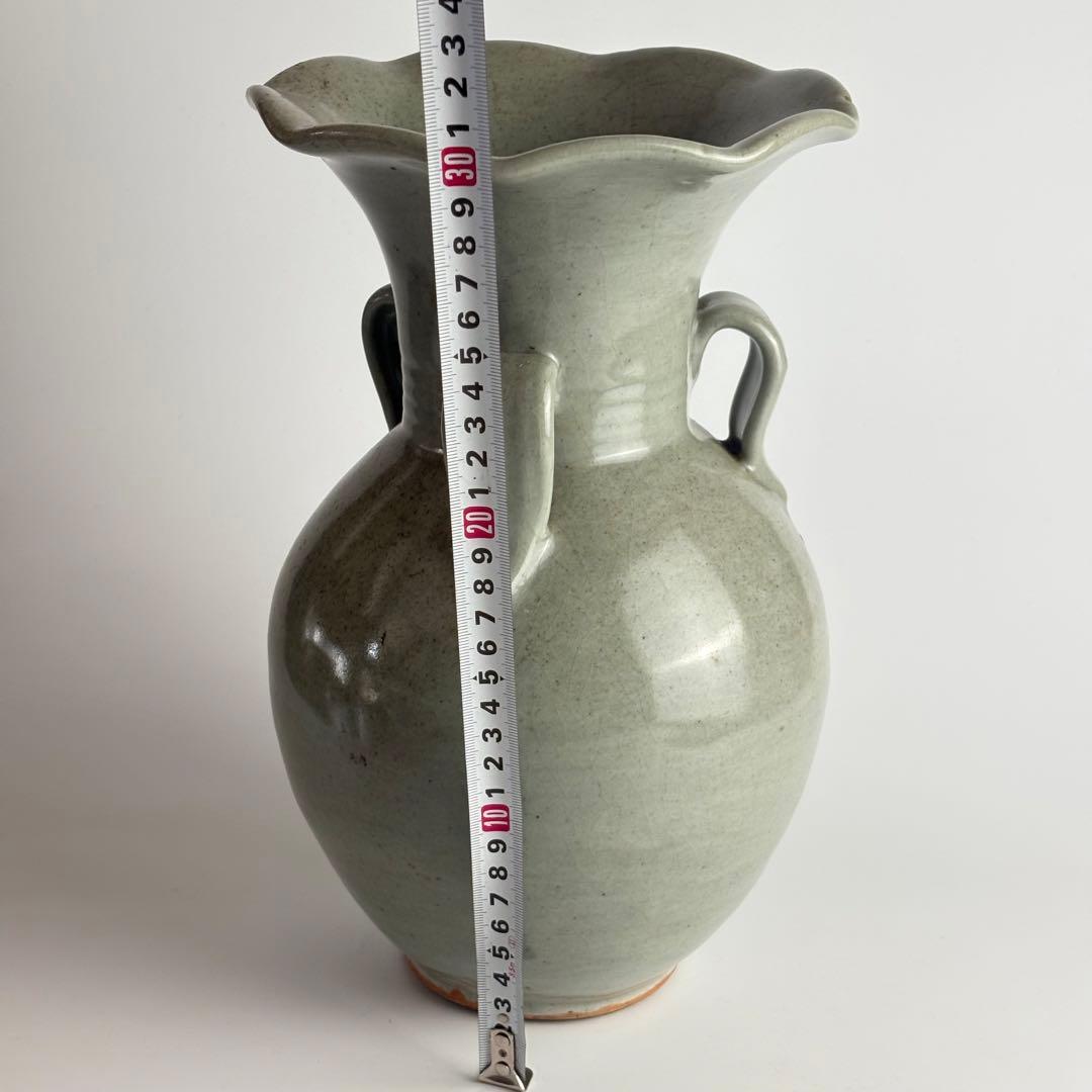 大森光彦 青瓷 青磁 花瓶 花入 花瓶 陶磁器