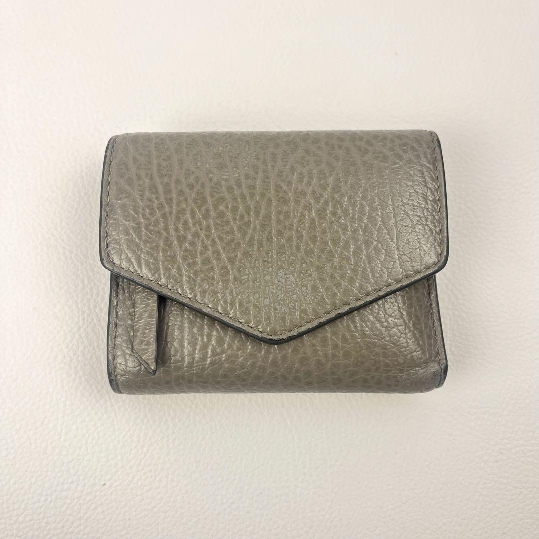 Maison Margiela 二つ折り財布 ステッチ コンパクト レザー