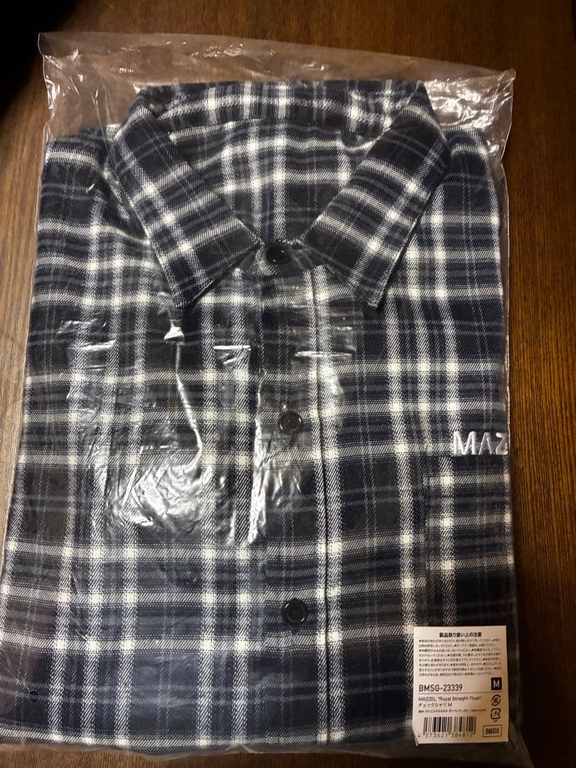 MAZZELチェックシャツMサイズ