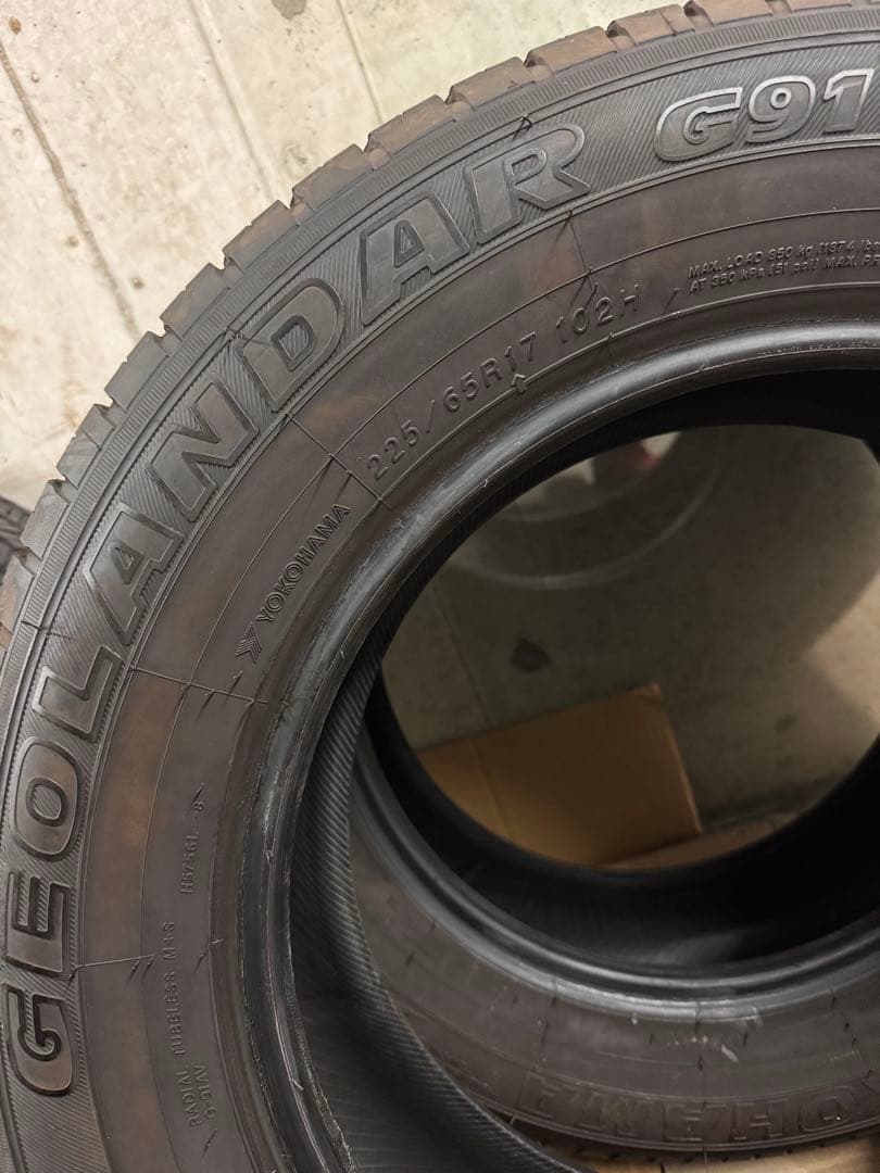 タイヤ・ホイール YOKOHAMA 225 65R 17 GEOLANDAR G91