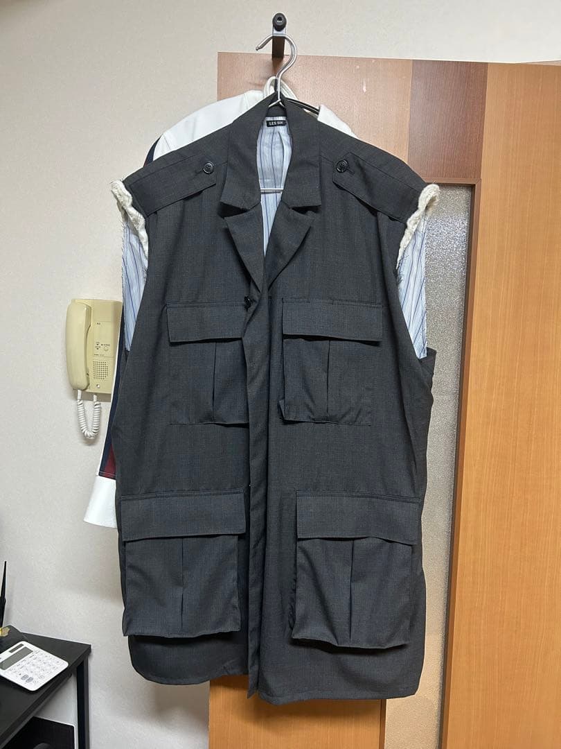 岡*田様 試着のみ　LES SIX レシス　sign別注　ノースリーブ　グレーベ