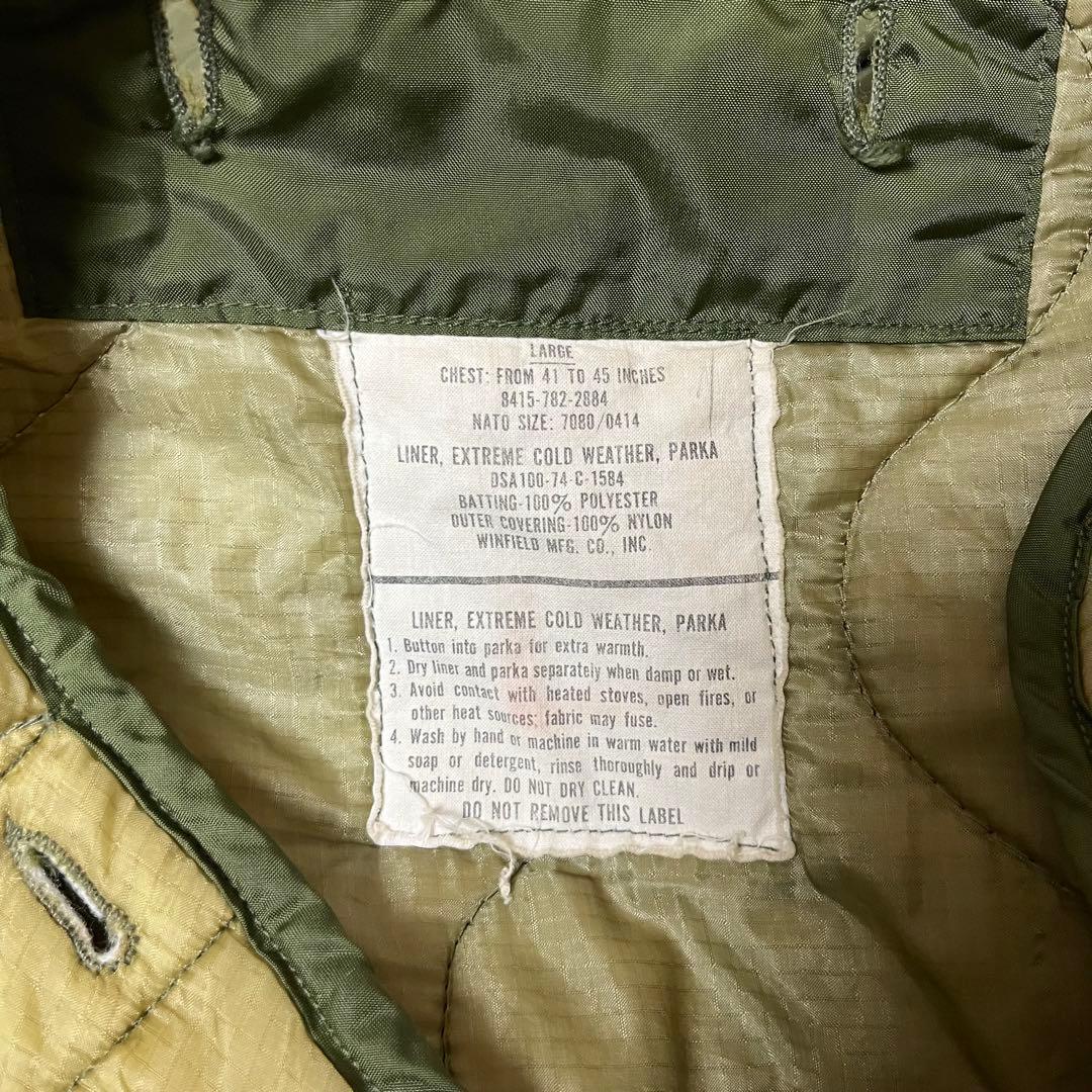 は*ぇ様 デッドストック U.S.ARMY M65 フィッシュテールパーカ 米軍