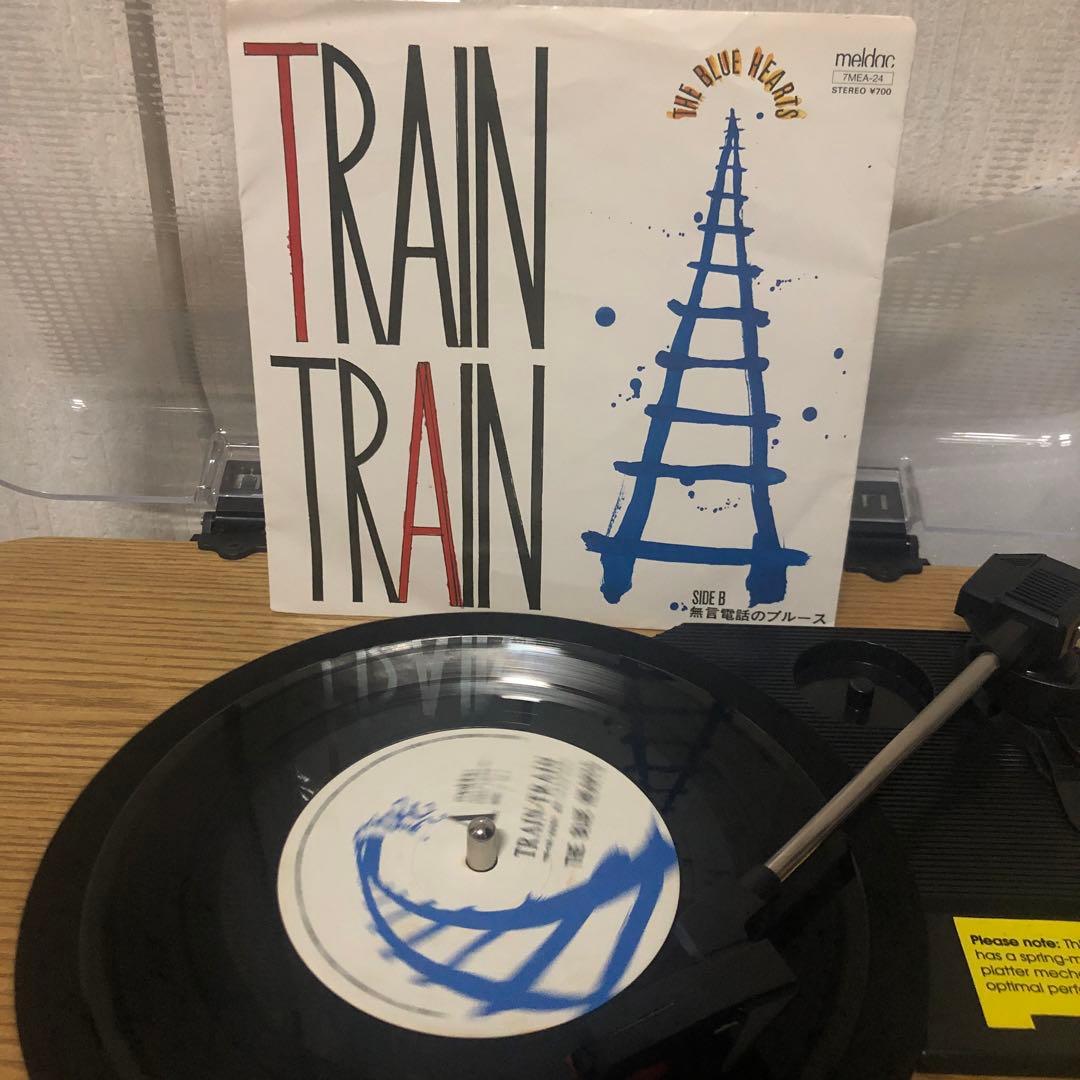 THE BLUE HEARTS TRAIN TRAIN EPレコード