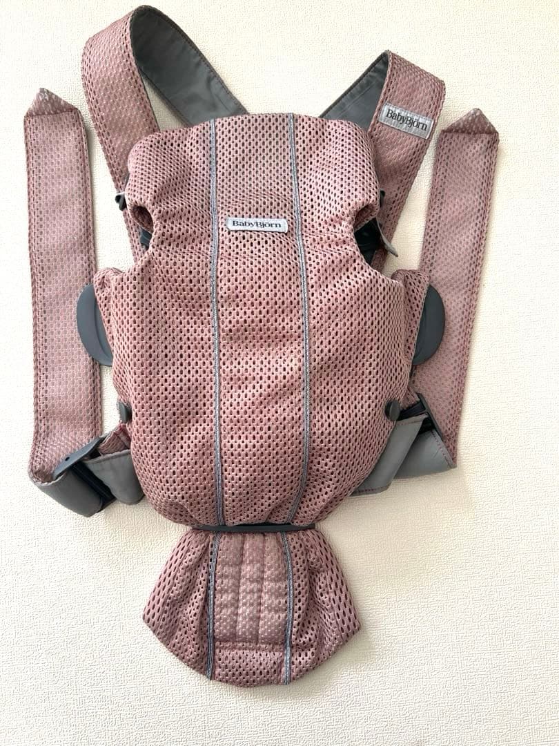 BabyBjorn MINI ダスティピンク 抱っこ紐 メッシュ
