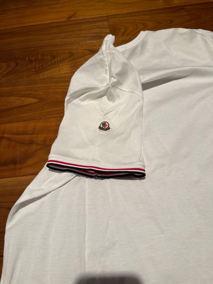 モンクレール　Tシャツ　ホワイト　白　サイズM 国内正規品