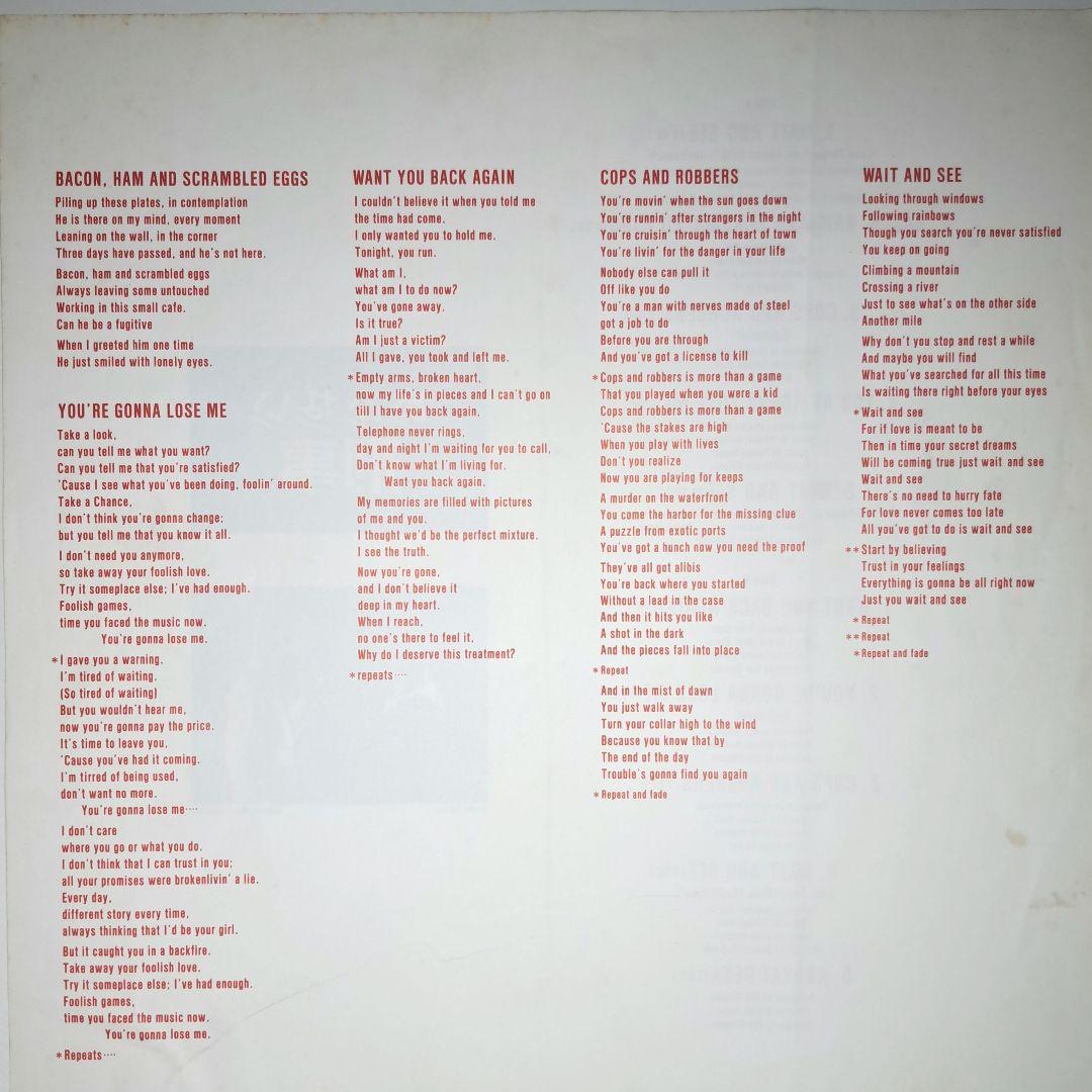あぶない刑事　サントラ　Soundtrack　レコード　 LP　帯付き