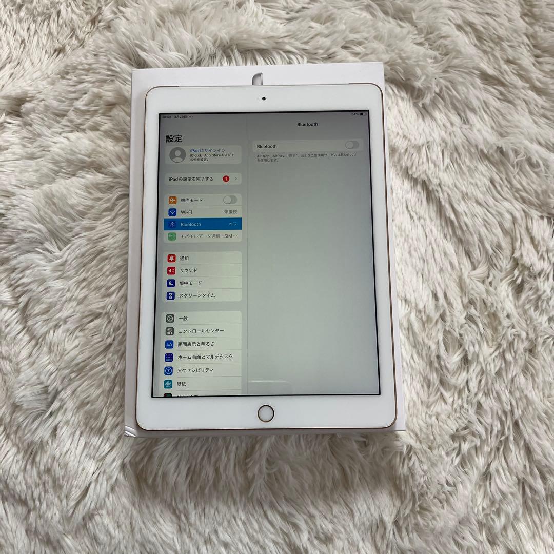 【完動品】iPad 第5世代 128GB SIMフリー 【すぐ発送】【付属品】