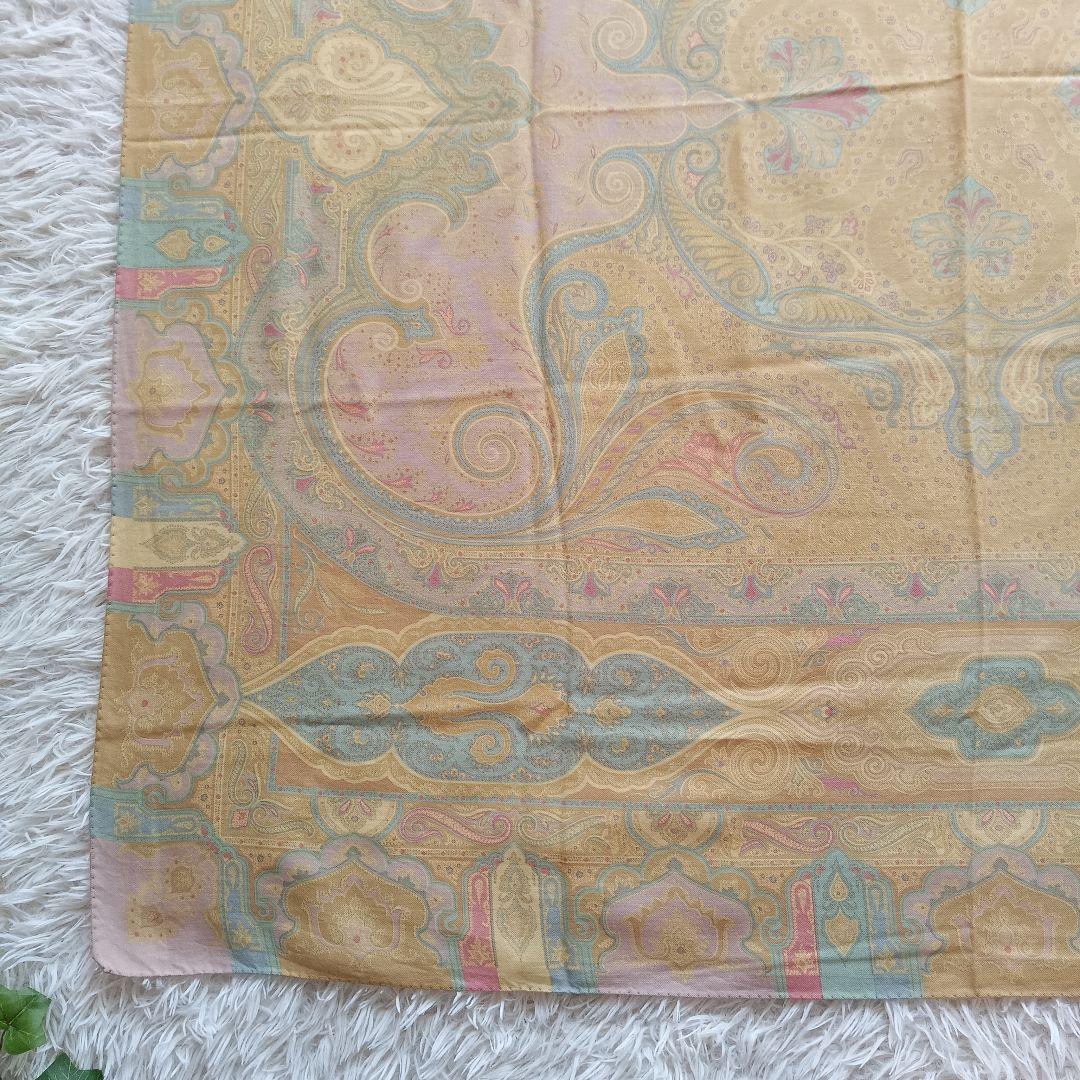 《美品✨》ETRO　エトロ　132×132 大判ストール　ペイズリー