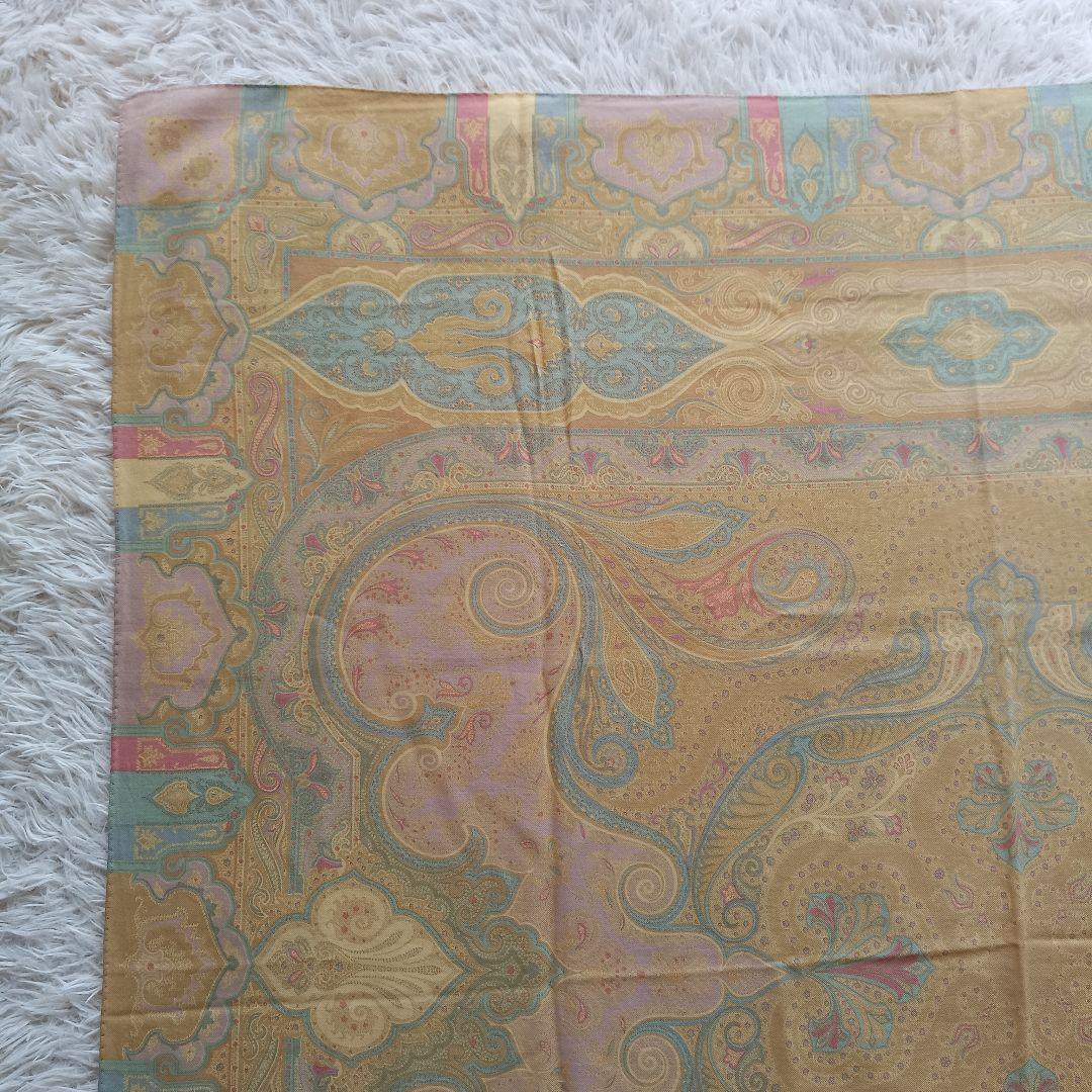 《美品✨》ETRO　エトロ　132×132 大判ストール　ペイズリー