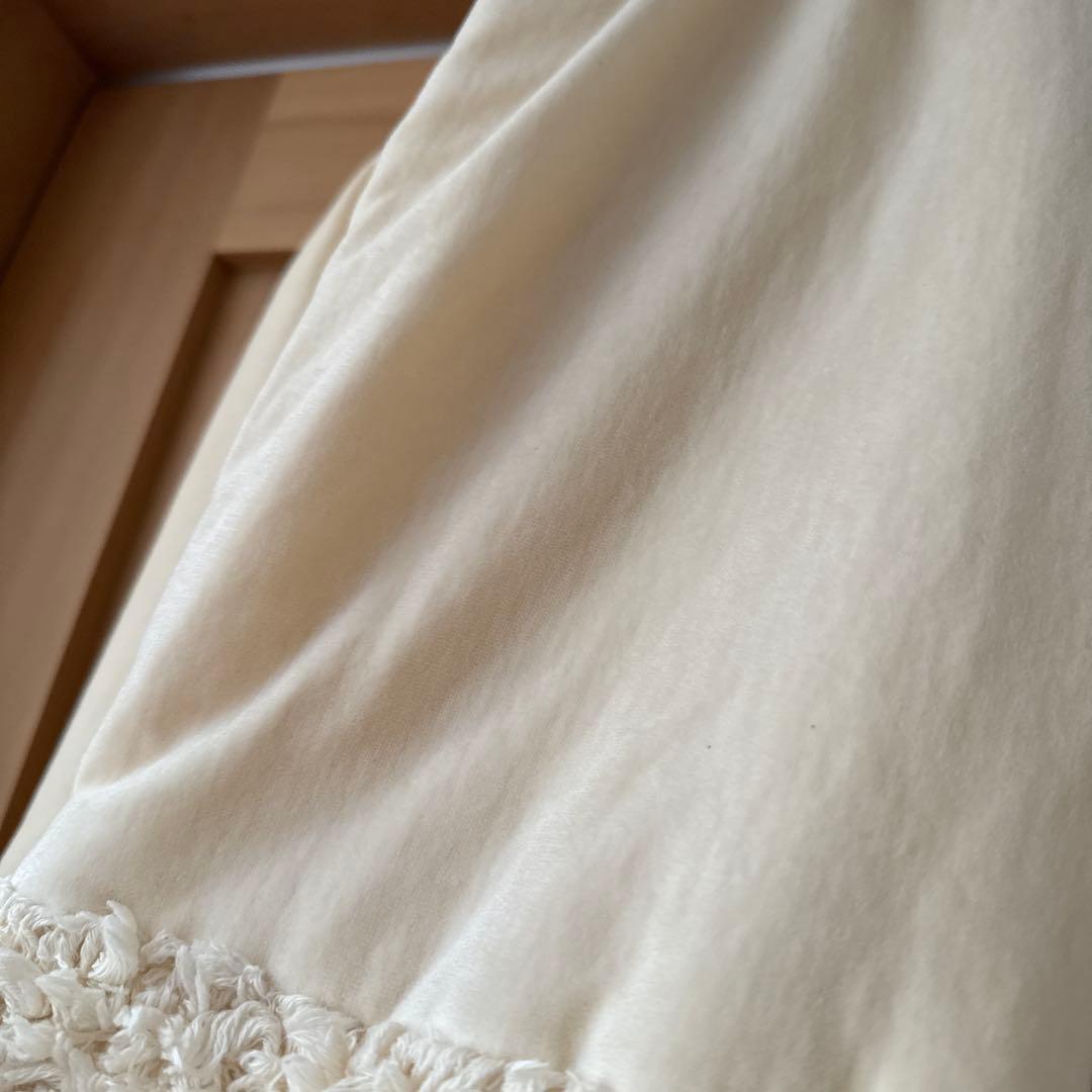 PRISTINE プリスティン ベロア ファー マフラー オーガニックコットン