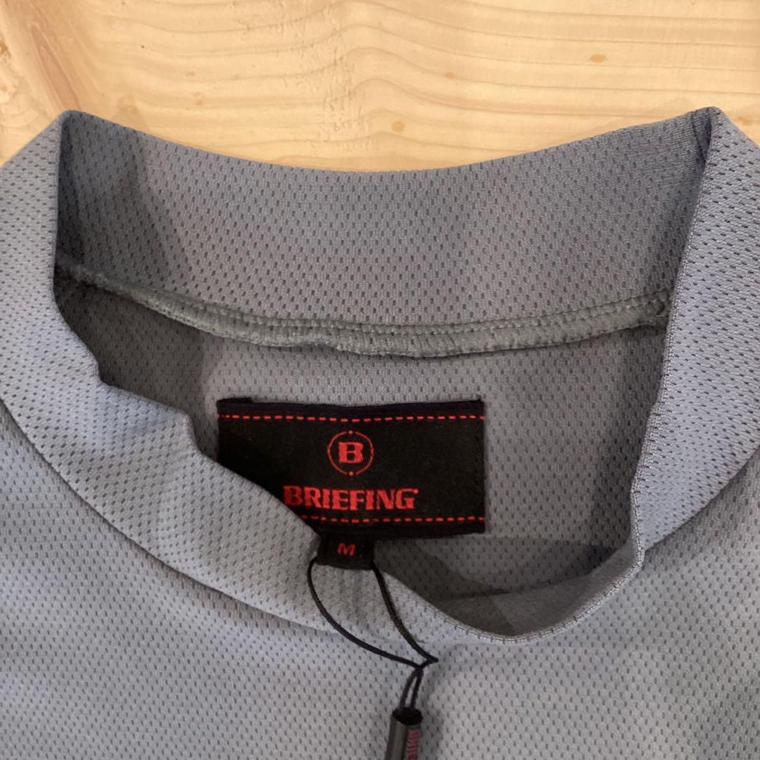 新品　BRIEFING LA LOGO RIB HIGHNECK RF