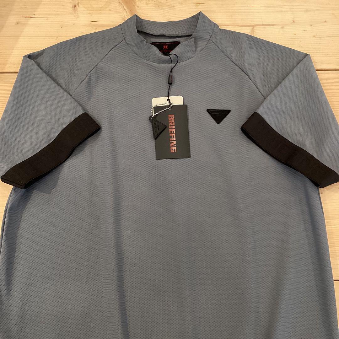 新品　BRIEFING LA LOGO RIB HIGHNECK RF