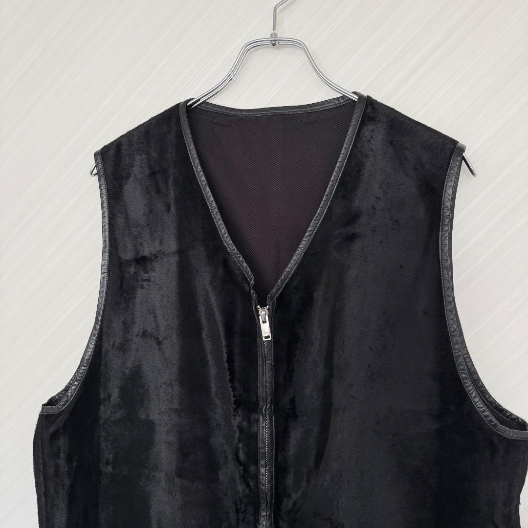 希少 YOKE VELVET FRONT ZIP VEST 24AW ヨーク