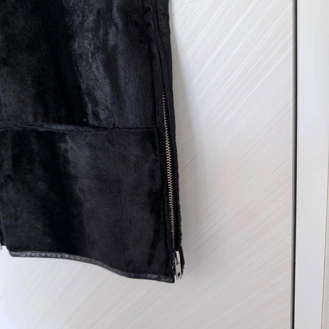 希少 YOKE VELVET FRONT ZIP VEST 24AW ヨーク
