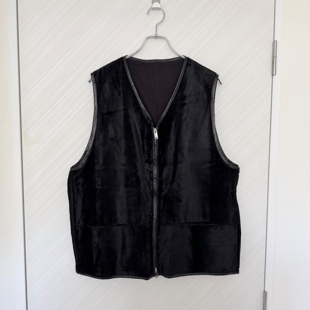 希少 YOKE VELVET FRONT ZIP VEST 24AW ヨーク