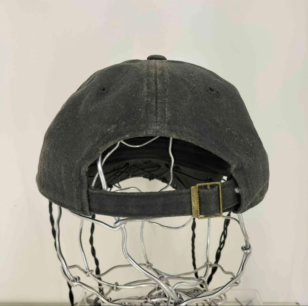 P.L.N. STRING CAP オイルスキン nubian