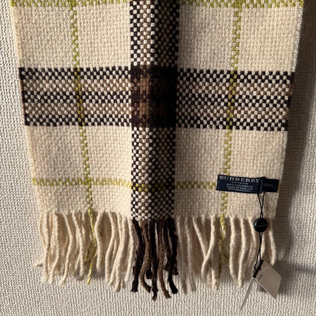 BURBERRY バーバリー カシミヤ100% マフラー タグ付き