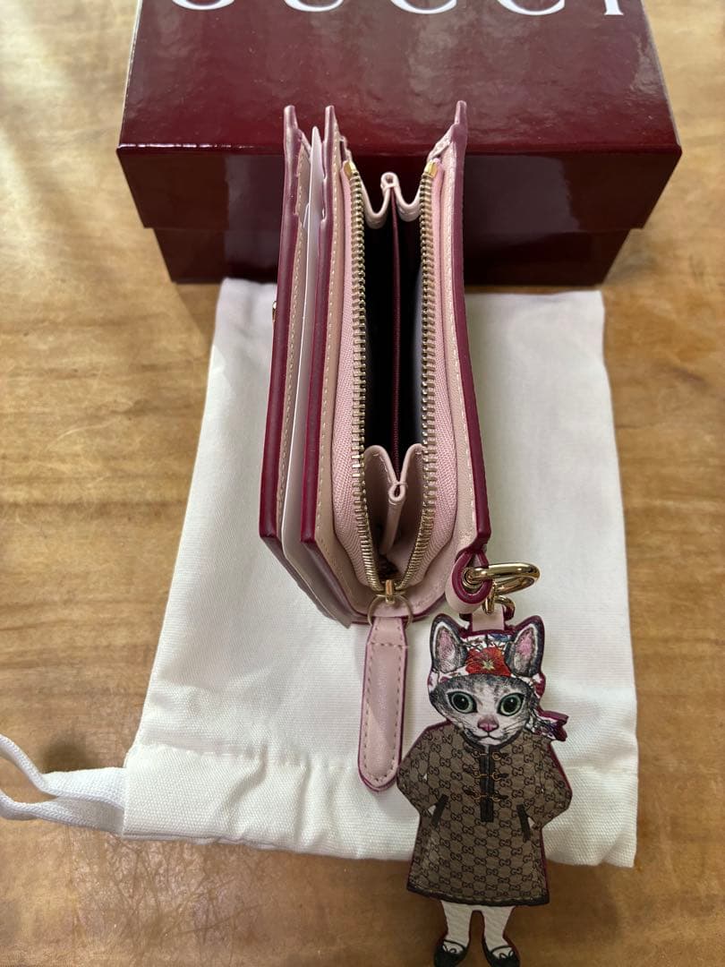 GUCCI グッチ ヒグチユウコ バイカラー スモールウォレット　日本限定