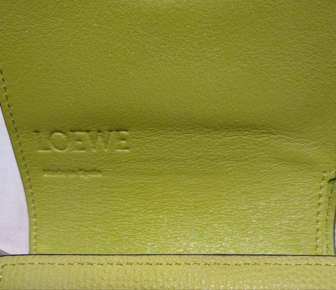 せっつん様。専用☆LOEWEアナグラム 二つ折り財布 ライム