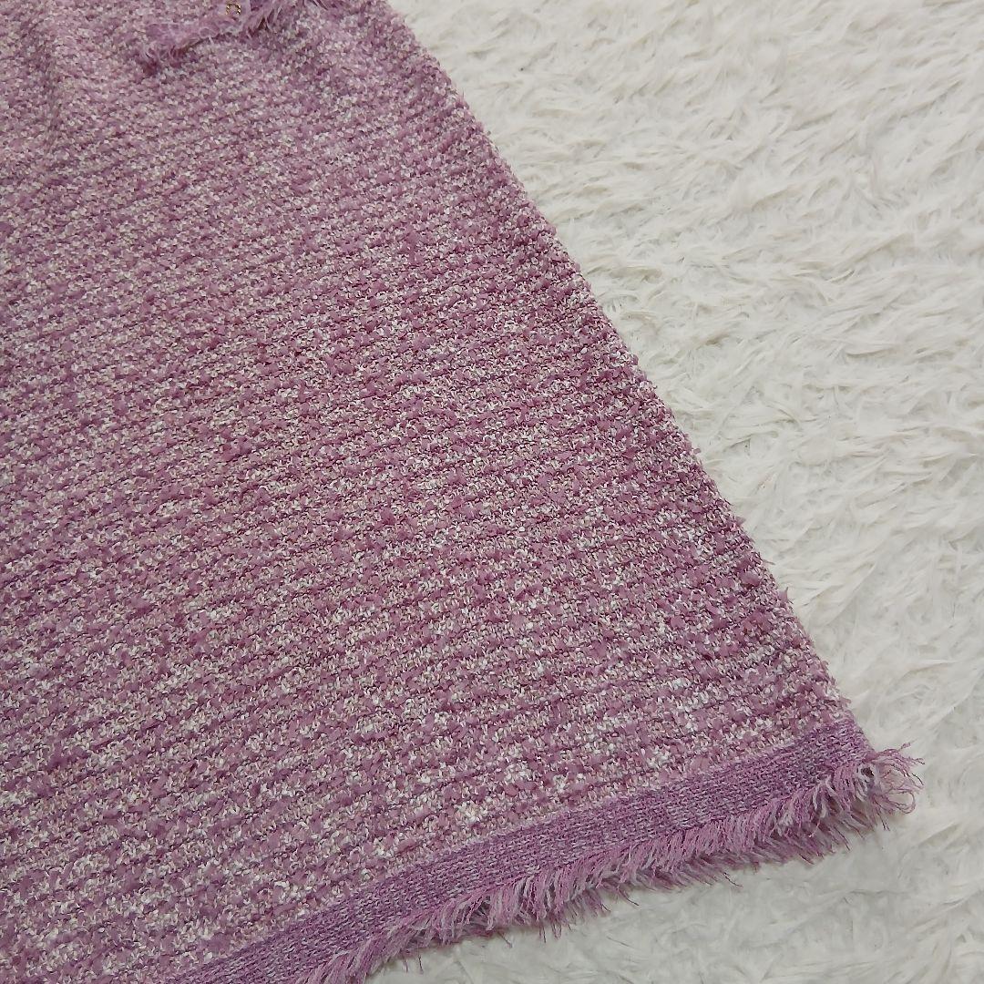 【TOCCA】【洗える！】FONDU TWEED ドレス ピンク