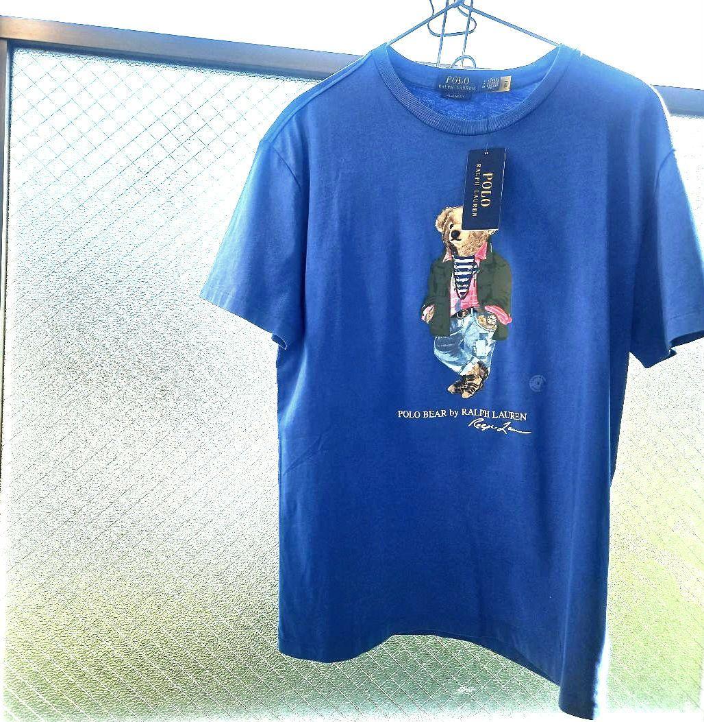新品タグ付⭐ポロラルフローレン ポロベア ジャージーTシャツ ブルーユニセックス