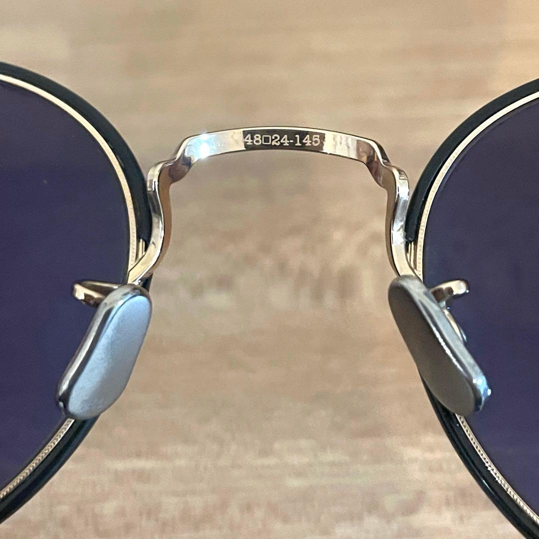 美品　EYEVAN 7285 BLACK×GOLD