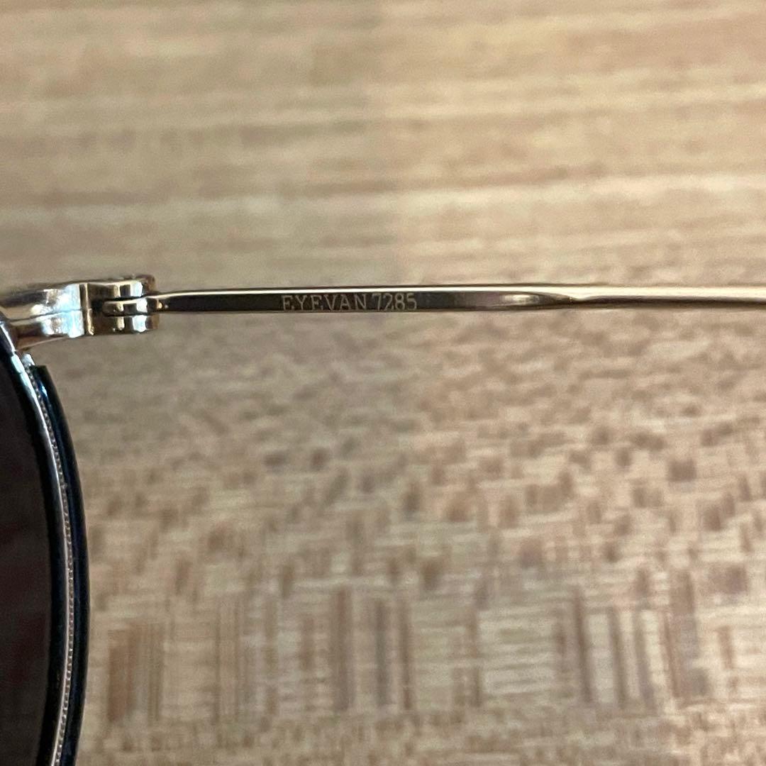 美品　EYEVAN 7285 BLACK×GOLD