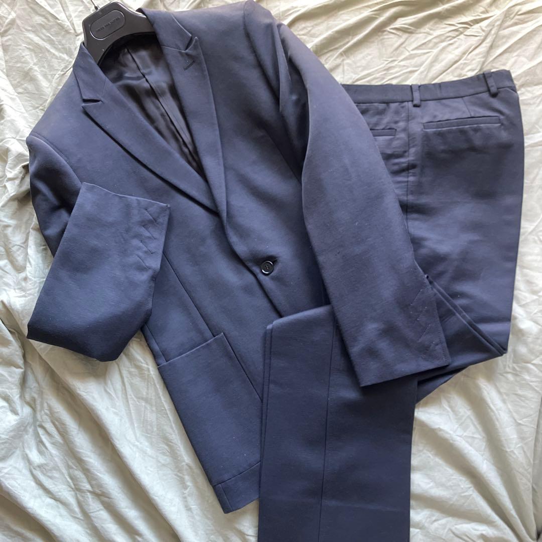 COSTUME NATIONAL コスチュームナショナル　ネイビースーツ　44