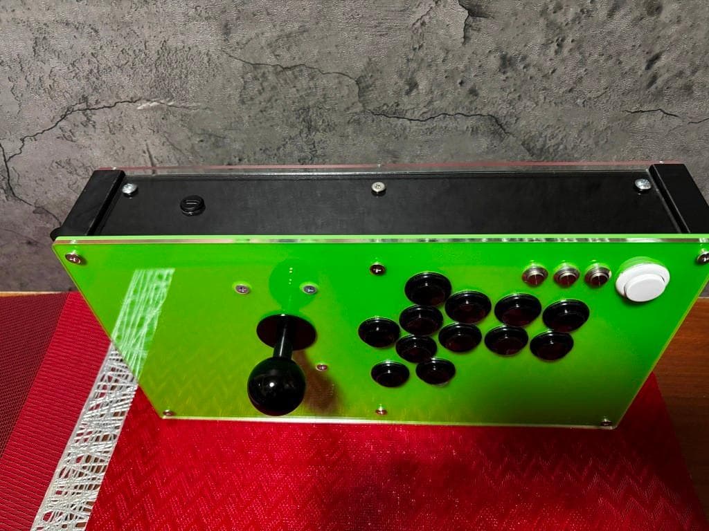 右手24mm仕様 アーケードコントローラー PCスト6対応　アケコン