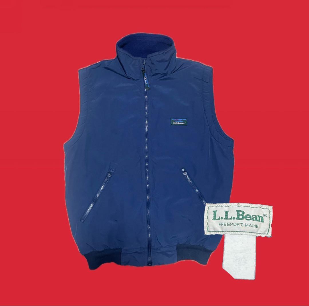 80s L.L.Beanナイロンベスト 旧タグ