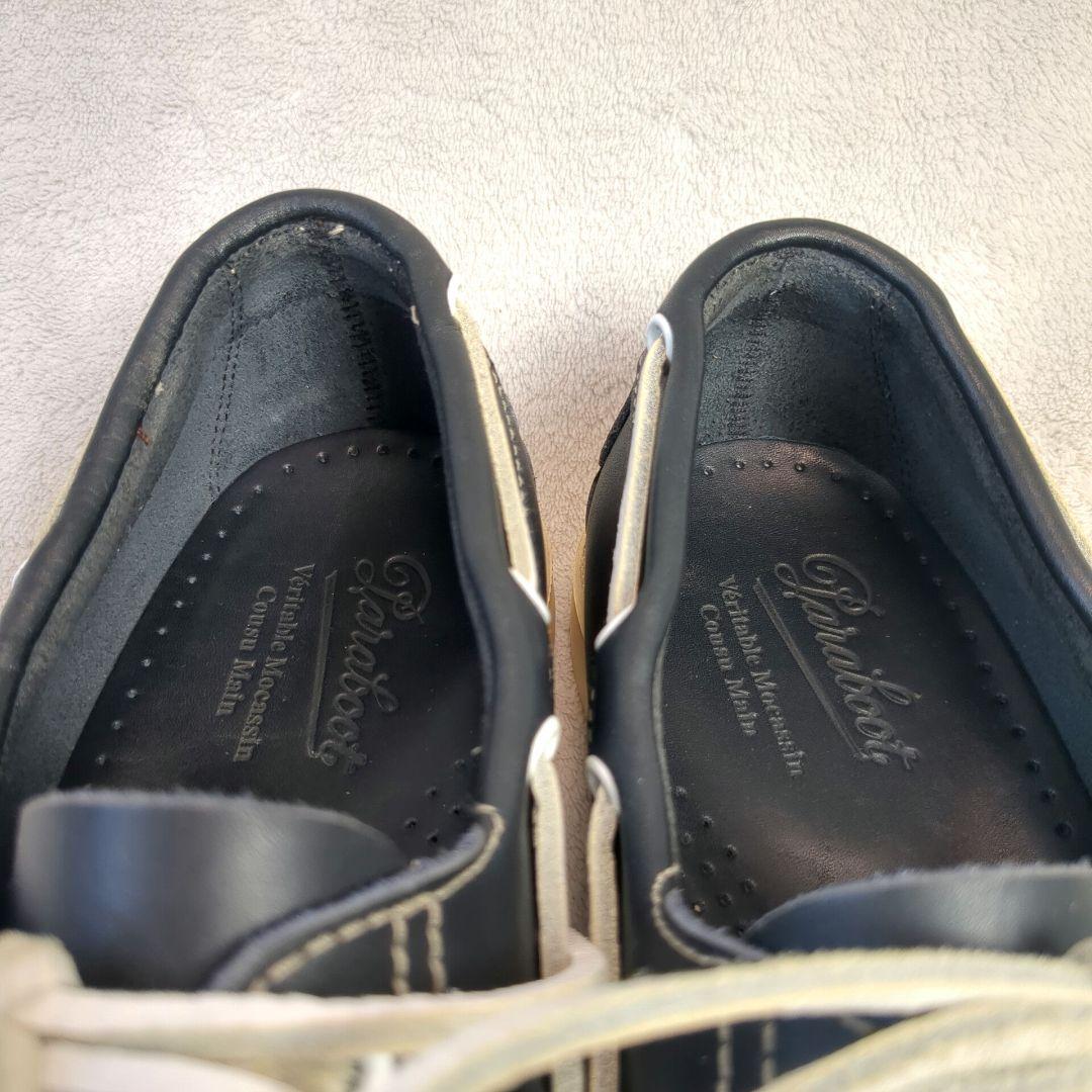 Paraboot パラブーツ デッキシューズ レザー ネイビー サイズ5