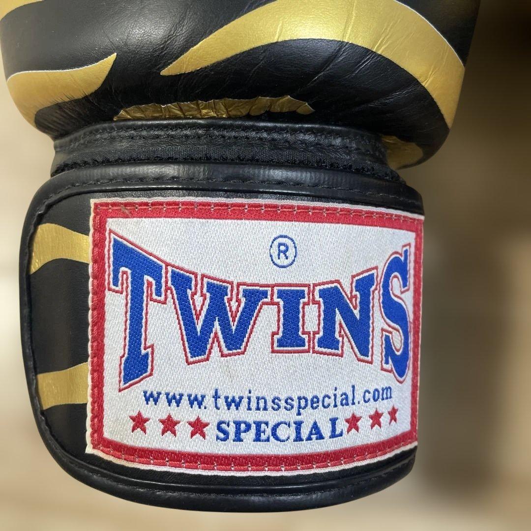 【美品】 正規 TWINS 本格ボクシンググローブ 本革製 12oz