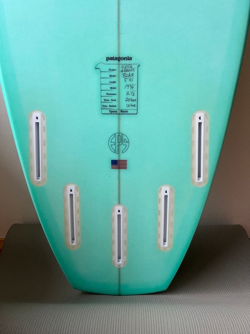 patagonia FCD ミントグリーン 5'10\" 新品