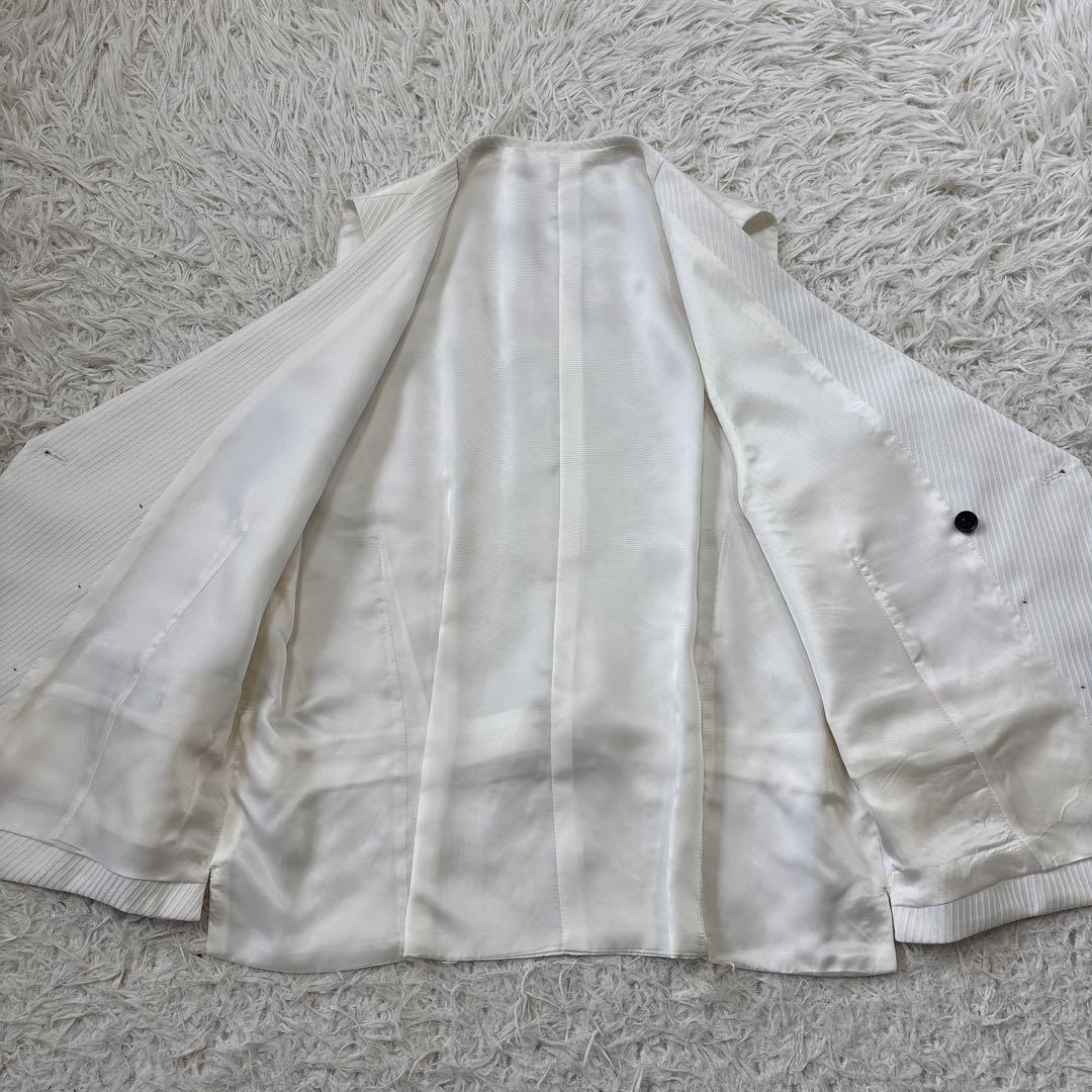 超美品☆希少【ガルニエ】ダブルベスト　3ピース 背抜き　セレモニースーツ　L