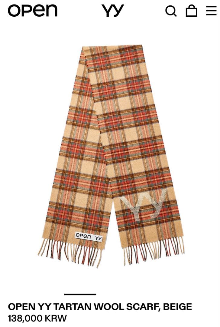 小物 OPENYY WOOL SCARF