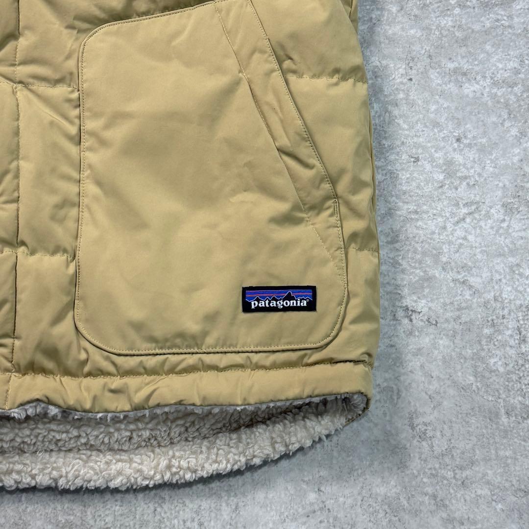 patagonia パタゴニア【M】リバーシブル ビビー ダウンベスト ボア