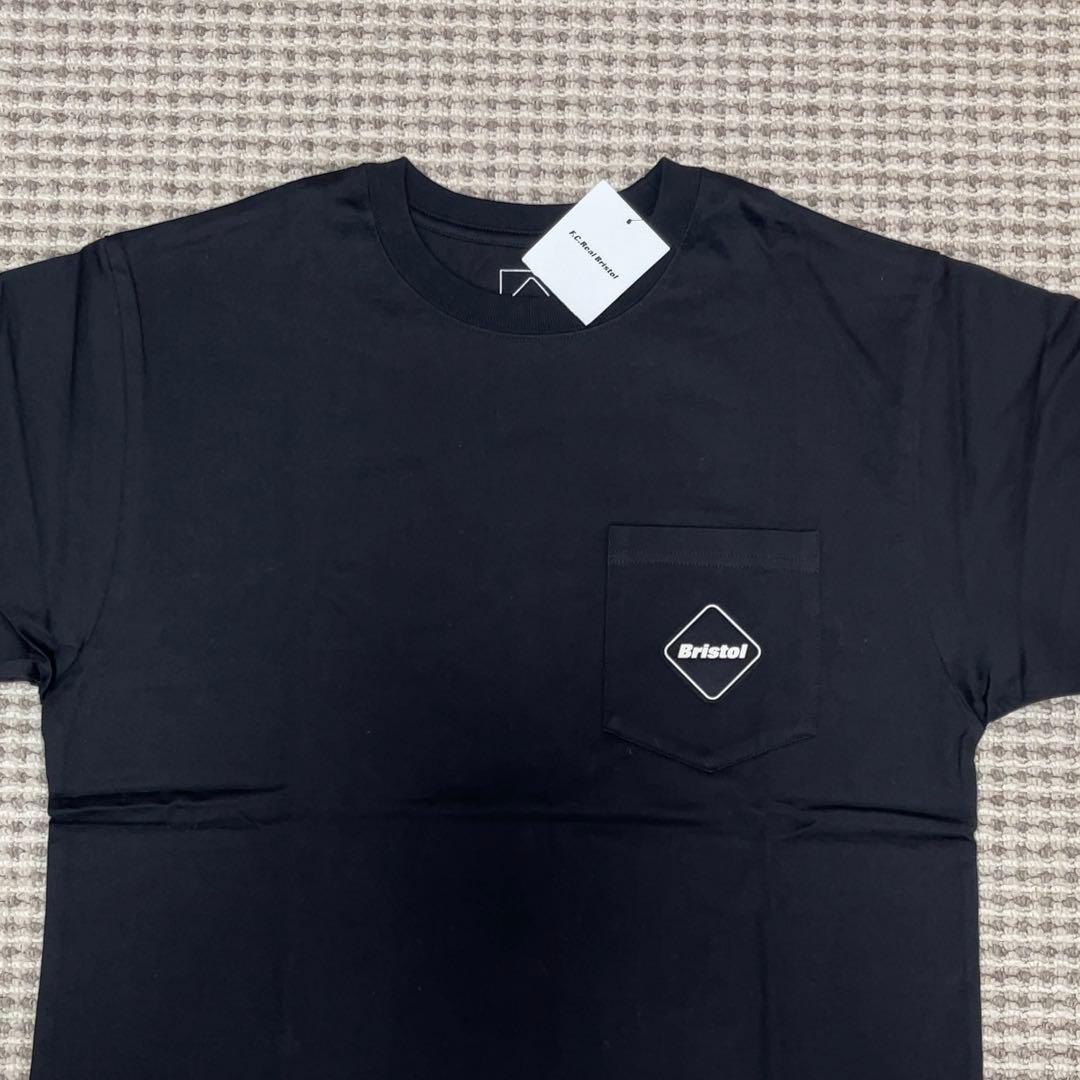 【タグ付き未使用】 FCRB BIG LOGO POCKET TEE S
