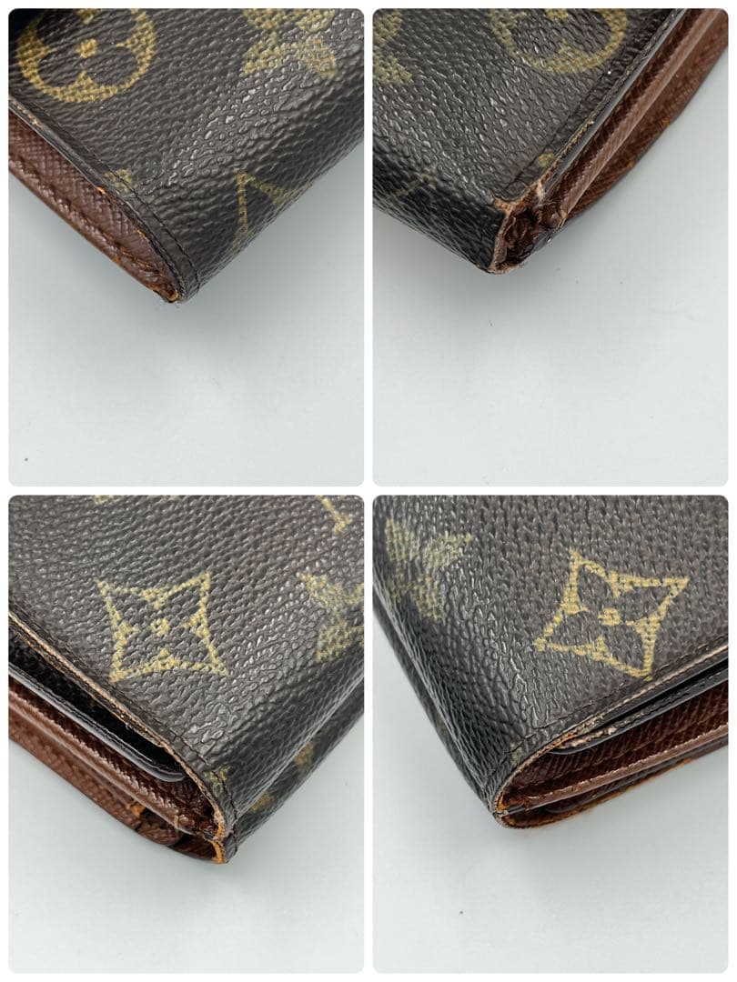 LOUIS VUITTON ポルトモネビエカルトクレディ モノグラム三つ折り財布