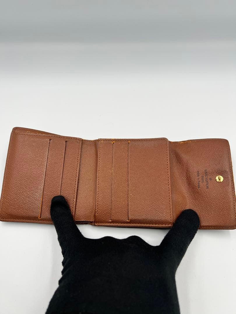 LOUIS VUITTON ポルトモネビエカルトクレディ モノグラム三つ折り財布