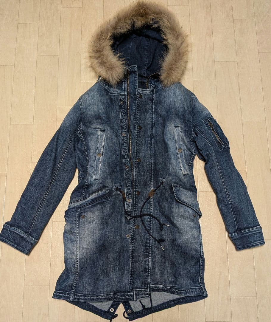 【美品】ボーギッシュ デニム モッズコート