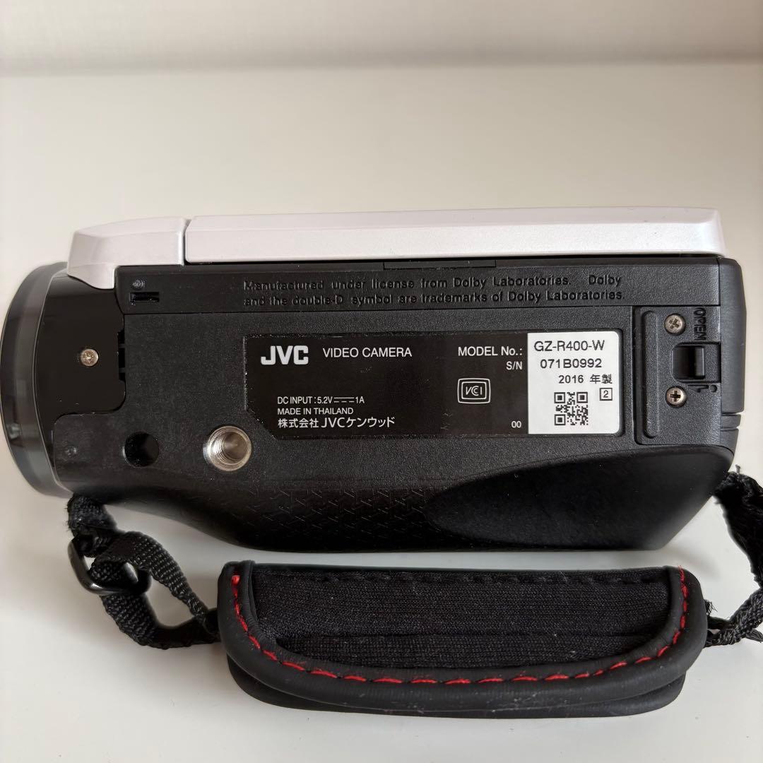 JVC ケンウッド　Everio GZ-R400 ホワイト エブリオR 本体のみ