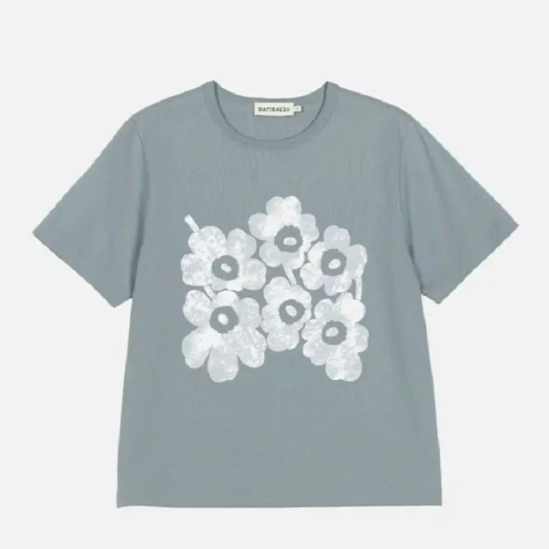 新品未使用 マリメッコ Erna Unikko Placement Tシャツ