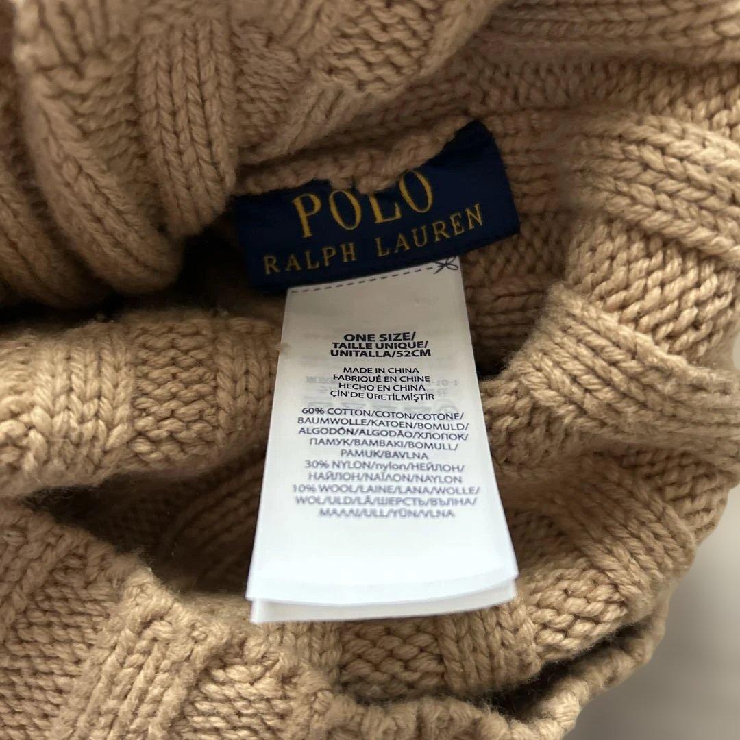 RALPH LAUREN ニット帽 FISHERMAN BEANIE