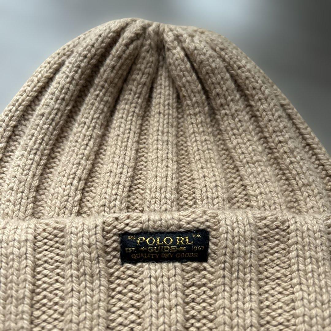 RALPH LAUREN ニット帽 FISHERMAN BEANIE